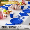 Crown Display 350-Piece Disposable Dinnerware Set – Paper Plates, Paper Cups, Napkins, Plastic Forks, Knives & Spoons – Serves 50 Guests - 2 of 4
