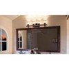 Urban Ambiance Luxury Modern Farmhouse Bath Fixture,  8-1/2"H x 32-7/8"W,  Charcoal Finish, UHP2486 - 2 of 4