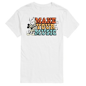 Men's - Disney - Make Your Music Short Sleeve Graphic T-Shirt - 1 of 4