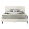 Galano Bayson Wood Frame Full Platform Bed with Headboard in Brooklyn Cream, Brooklyn Gray, Brooklyn Pink - 2 of 4