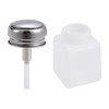 Unique Bargains HDPE Alcohol Cleanser Polish Remover Press Pumping Dispensers White - 3 of 4