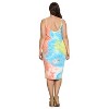 L I V D Women's Cindy Tie Dye Bodycon Dress - 3 of 3