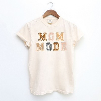Simply Sage Market Women's Colorful Mom Mode Stacked Short Sleeve Garment Dyed Tee
