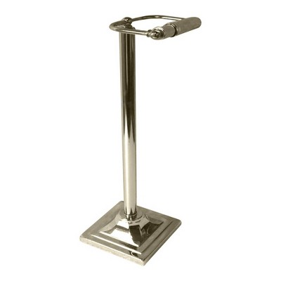 Freestanding Toilet Tissue Holder Brushed Nickel - Nu Steel