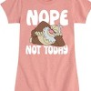 Girls' - Pokémon - Nope Not Today Slaking Fitted Short Sleeve Graphic T-Shirt - 2 of 4