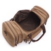 Outdoor travel bag, hand-held canvas cross-body backpack, large capacity casual single-shoulder bag - 4 of 4