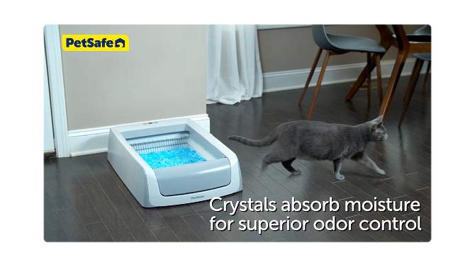 PetSafe ScoopFree Crystal Disposable Crystal Fresh Scent Cat Litter Trays - Blue - 3pk, 2 of 10, play video