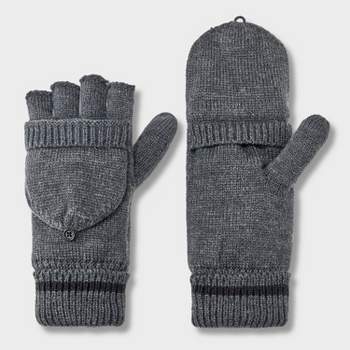 Men's Convertible Flip Top Mittens - Goodfellow & Co™ One Size Fits Most