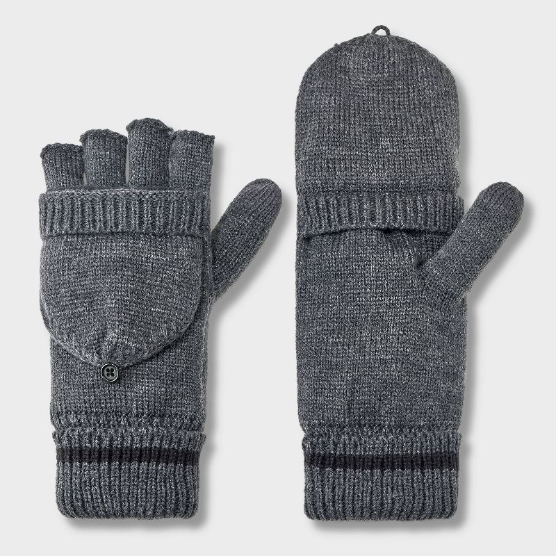 Men&#39;s Convertible Flip Top Mittens - Goodfellow &#38; Co&#8482; One Size Fits Most, 1 of 5