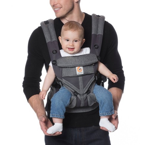 Ergobaby Omni 360 Cool Air Mesh All Position Breatheable Baby Carrier with  Lumbar Support-Classic Weave 7-45lb
