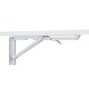 SEVOBAL Folding Tables Wall Mounted Folding Table Foldable Table, Lightweight Folding Table For Small Spaces, White, 22"*44.8"*6.5" - 2 of 4
