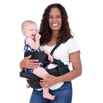 Elan Baby Hip Seat Carrier, Includes Baby Safety Strap, Pockets, & an Expander Strap to Fit All Sizes, Reduces Pressure on Back & Shoulder