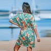 Women's Tropical Dolman Sleeve V-Neck Mini Dress - Cupshe - 3 of 4