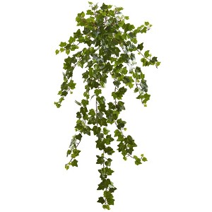 Nearly Natural 36-in Curly Ivy Artificial Hanging Plant (Set of 3) - 1 of 1