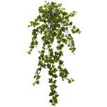 Nearly Natural 36-in Curly Ivy Artificial Hanging Plant (Set of 3)