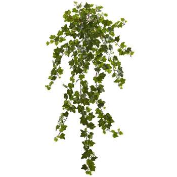 Nearly Natural 36-in Curly Ivy Artificial Hanging Plant (Set of 3)