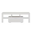 Vynxaria 63" LED TV Stand with Toughened Glass Shelf ¨C Modern Media Console for Up to 65" TVs - 2 of 4