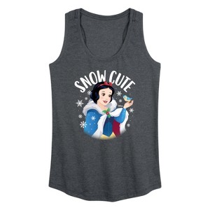 Women's - Disney - Snow Cute Graphic Racerback Tank - 1 of 4
