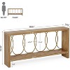 Tribesigns 70.9" Extra Long Console Table, 2-Tier Sofa Table Behind Couch, Modern Foyer Stand for Hallway, Entryway, Living Room - 3 of 4