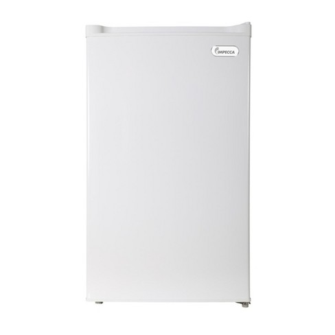 Alaska Energy Efficient 1.1 Cu. ft. Compact Upright Mini Freezer with Reversible Door and 7-Level Adjustable Temperature, White
