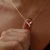 14K Gold Plated Beach Necklace for Women, Ocean & Animal Charms (Dragon/Shell/Seahorse), Adjustable Summer Jewelry Gift - 3 of 4