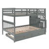 Whisen Stairway Full-Over-Full Bunk Bed with Twin size Trundle - 4 of 4