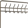 CAVINAS Hall Tree with 5 Hooks Simple Coat Rack with Shoe Rack and Bench for Entryway - 2 of 4