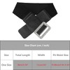 INSPIRE CHIC Women's Stretchy Faux Leather Rhinestone Buckle Wide Elastic Belts Waistband - 4 of 4