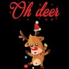 Men's Design By Humans Oh deer - Christmas Sweater By Storms98 Tank Top - 2 of 4