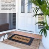 Gardenised Heavy Duty Coco Coir Doormat with Non Slip PVC Baking Embossed Welcome Design Coconut Fiber Floor Mat 18x30" - 4 of 4