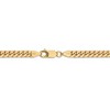 Black Bow Jewelry 5mm, 14k Yellow Gold, Solid Miami Cuban (Curb) Chain Bracelet - 3 of 4