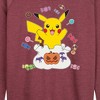 Women's - Pokémon - Gotta Eat Em All Lightweight French Terry Wide Neck Long Sleeve Shirt - 2 of 4