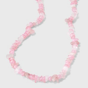 Semi-Precious Jade and Mixed Beading Adjustable Necklace - Universal Thread™ - 1 of 4