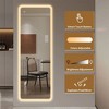 Runesay Clear Full Length Mirror Wall-Mounted Mirror Big Size Rounded Corners - 4 of 4