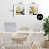Stupell Industries Abstract Sunshine Florals 2pc Framed Print Under Glass Set - 3 of 4