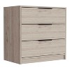 PAGED 3 Drawers Dresser Storage Cabinet with Superior Top and Metal Handles, Dresser for Bedroom - 3 of 4