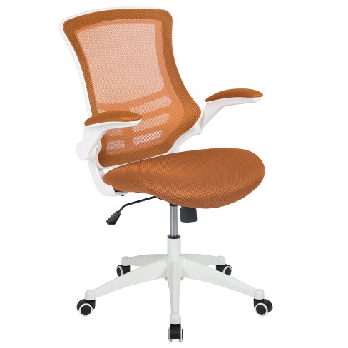 Flash Furniture Mid back Tan Mesh Swivel Ergonomic Task Office