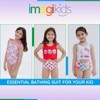 Hello Kitty Rainbow Girls UPF 50+ One Piece Bathing Suit Little Kid to Big - 3 of 4