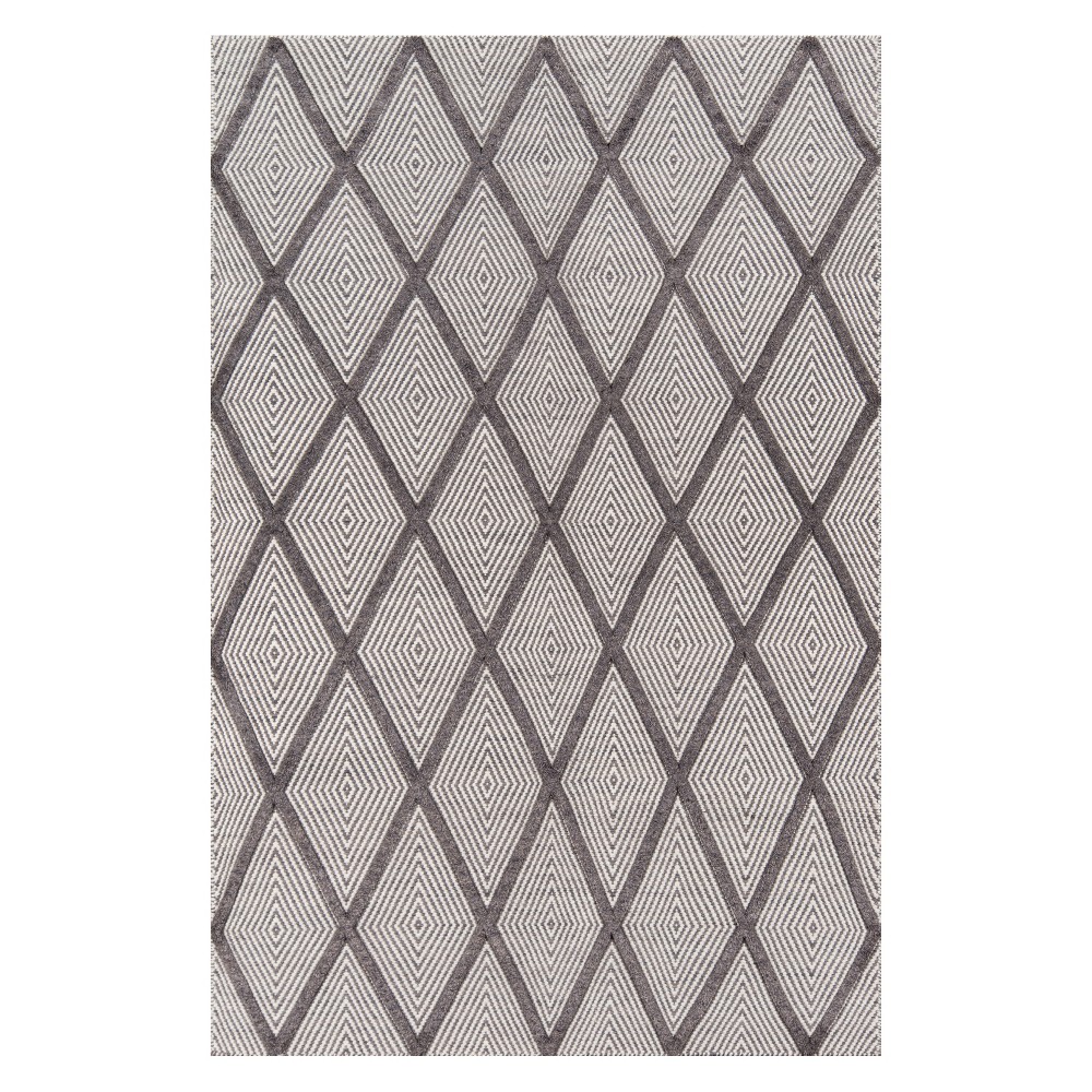2'x3' Diamond Woven Accent Rug Charcoal - Erin Gates By Momeni