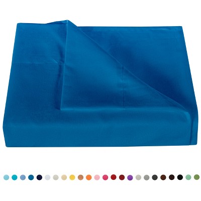 Brushed Microfiber Flat Sheet Only, Super Soft Hotel Quality Top Sheet - NTBAY
