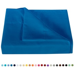 Brushed Microfiber Flat Sheet Only, Super Soft Hotel Quality Top Sheet - NTBAY - 1 of 4