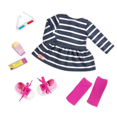 Our Generation Regular Movie Night Outfit for 18" Dolls - Theatre Threads