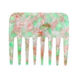 Unique Bargains Portable Marble Wide Tooth Comb 1 Pc - 1 of 4