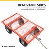 Gorilla Cart 1000 Pound Capacity Heavy Duty Steel Mesh Utility Wagon Cart - image 3 of 4