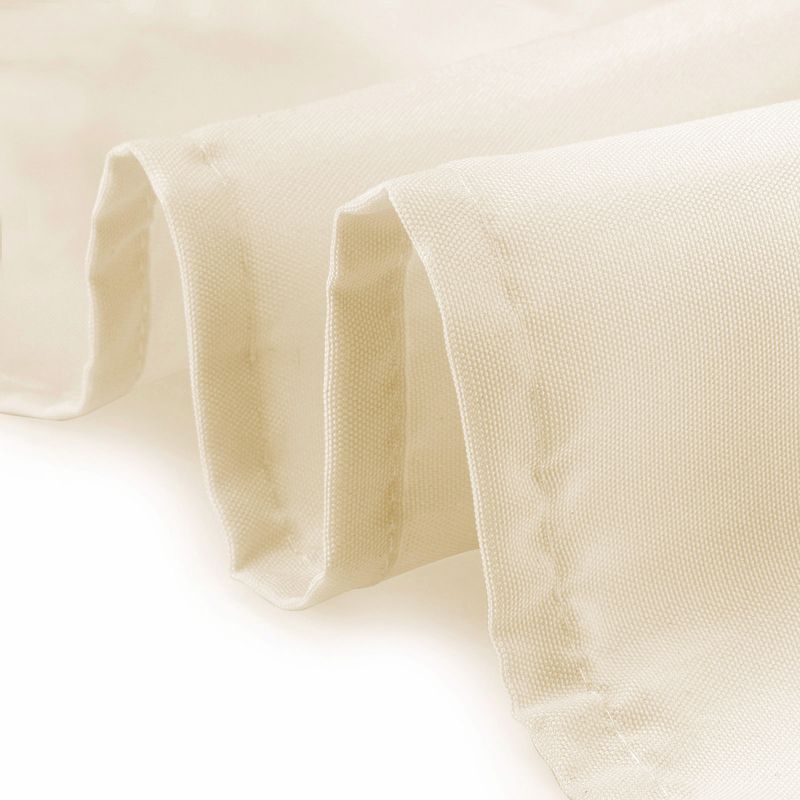 Lann's Linens 5-Pack Rectangular Polyester Fabric Tablecloth for Wedding, Banquet, Restaurant, 3 of 6
