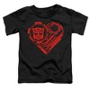 Toddler Boys' Transformers Valentine's Day Autobot Heart T-Shirt For Toddler Boys And Girls - 2 of 4