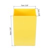 Unique Bargains Plastic Large Capacity Square Home Office Pencil Holder - 2 of 4