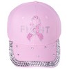Women's Breast Cancer Awareness Crystal Bling Baseball Cap - 2 of 4