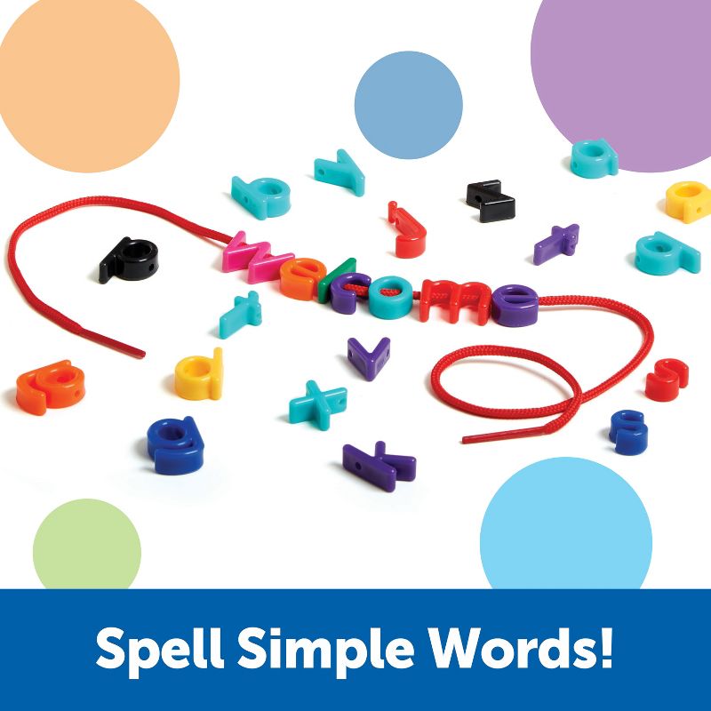 Learning Resources Lowercase Lacing Alphabet, Ages 3+, 3 of 12