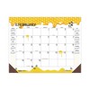 Recycled Honeycomb Desk Pad Calendar, Honeycomb Artwork, 18.5 x 13, White/Multicolor Sheets, 12-Month (Jan to Dec): 2025 - 4 of 4